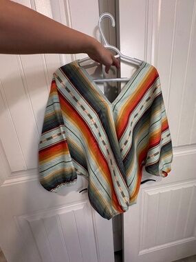L&b western top